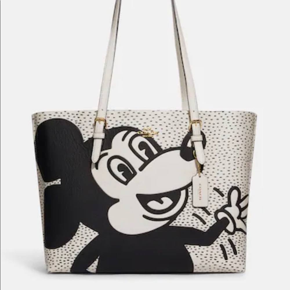 Coach Disney Mickey Mouse X Keith Haring Mollie Tote